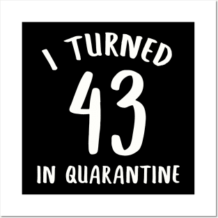 I Turned 43 In Quarantine Posters and Art